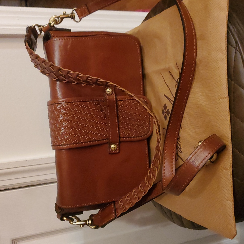 [Never Used] Patricia Nash Leather Brown Purse